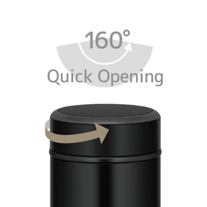 Thermos Japan Vacuum Insulated Water Bottle 350Ml Matte Black Jog - 350 Mtbk