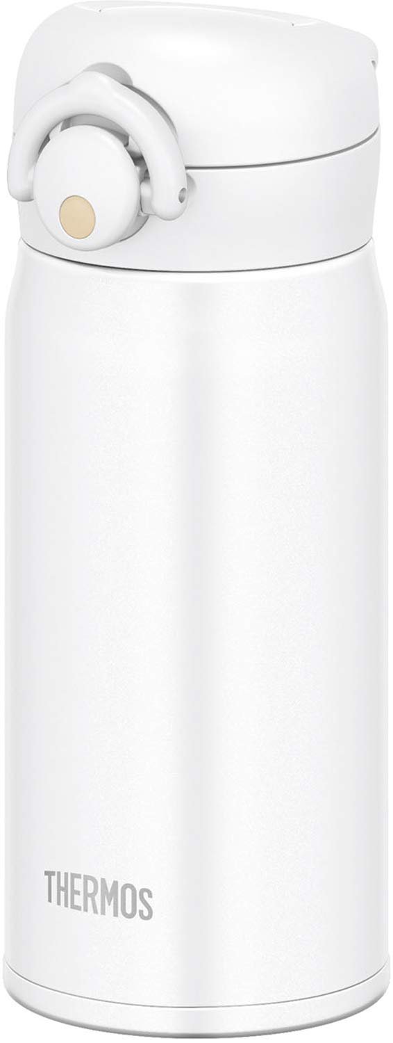 Thermos Japan Vacuum Insulated Water Bottle 350Ml Matte White Jnr - 351 Mtwh