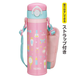 Thermos Japan Water Bottle Vacuum Insulated Kids Mobile Mug 500Ml Pink Joi - 500P