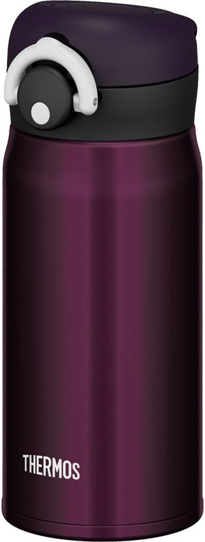 Thermos Japan Water Bottle Vacuum Insulated Mobile Mug 350Ml Midnight Black Jnr - 350M - Bk