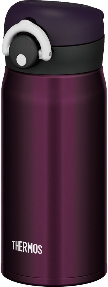 Thermos Japan Water Bottle Vacuum Insulated Mobile Mug 350Ml Midnight Black Jnr - 350M - Bk