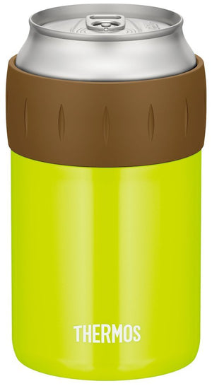 Thermos JCB - 352 LMG Stainless Steel Can Holder Lime Green For 350ml Cans