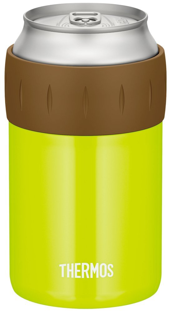 Thermos JCB - 352 LMG Stainless Steel Can Holder Lime Green For 350ml Cans