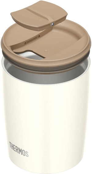Thermos JDP - 300 WH White Vacuum Insulated Tumbler with Lid 300ml Capacity