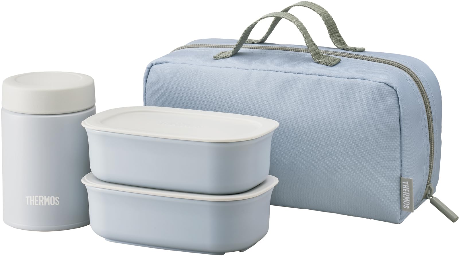 Thermos JEA - 801 800ml Sky Blue Vacuum Insulated Soup Lunch Set