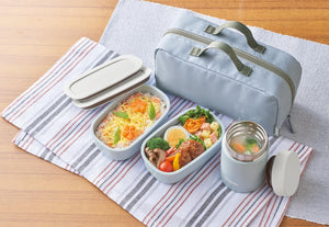 Thermos JEA - 801 800ml Sky Blue Vacuum Insulated Soup Lunch Set