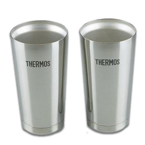 Thermos Jmo - Gp2 Vacuum Insulated 400ml Tumbler Set of 2 Silver