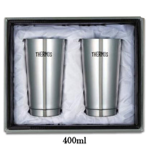 Thermos Jmo - Gp2 Vacuum Insulated 400ml Tumbler Set of 2 Silver