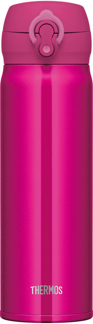Thermos JNL - 505 Vacuum Insulated 500ml Portable Water Bottle Rose Red