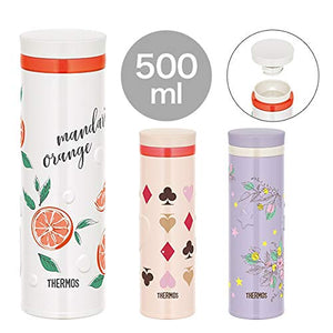 Thermos JNO - 502G PL 500ml Insulated Water Bottle Portable Vacuum Mug in Purple