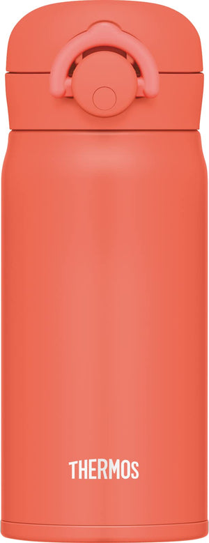Thermos Jnr - 353 350Ml Mobile Mug Vacuum Insulated Water Bottle Coral Orange