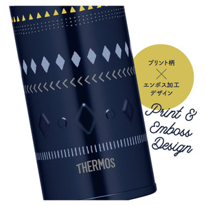 Thermos JNR - 401 NV - Y 400ml Vacuum Insulated Portable Mug in Navy Yellow