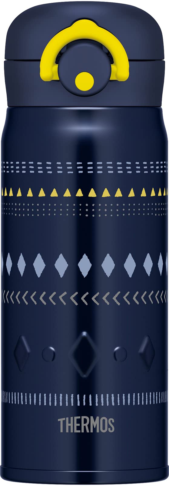 Thermos JNR - 401 NV - Y 400ml Vacuum Insulated Portable Mug in Navy Yellow
