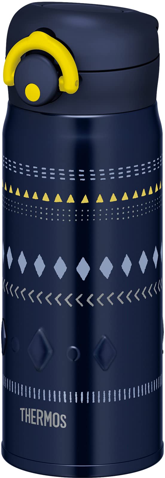 Thermos JNR - 401 NV - Y 400ml Vacuum Insulated Portable Mug in Navy Yellow