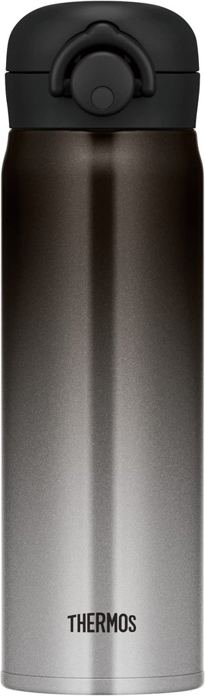 Thermos JNR - 502LTD BK - G 500ml Stainless Steel Water Bottle Vacuum Insulated Black Gradient