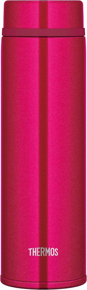 Thermos Jnw - 480 Sbr Vacuum Insulated Water Bottle 480Ml Japan Strawberry Red