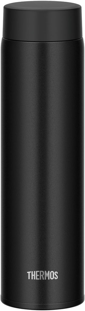 Thermos JOQ - 600 BK Stainless Steel Water Bottle 600ml Integrated Spout Dishwasher Safe Black