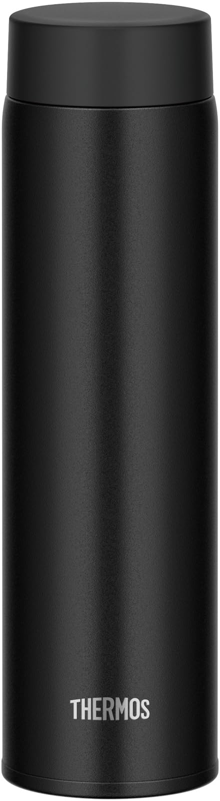 Thermos JOQ - 600 BK Stainless Steel Water Bottle 600ml Integrated Spout Dishwasher Safe Black
