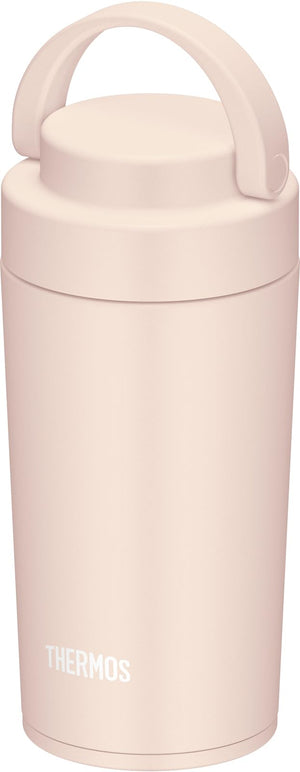 Thermos Jov - 320 Bep Vacuum Insulated 320ml Water Bottle with Carry Handle Beige Pink