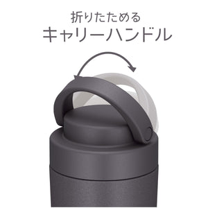 Thermos Jov - 320 Mgy Metallic Gray Vacuum Insulated Portable 320ml Water Bottle