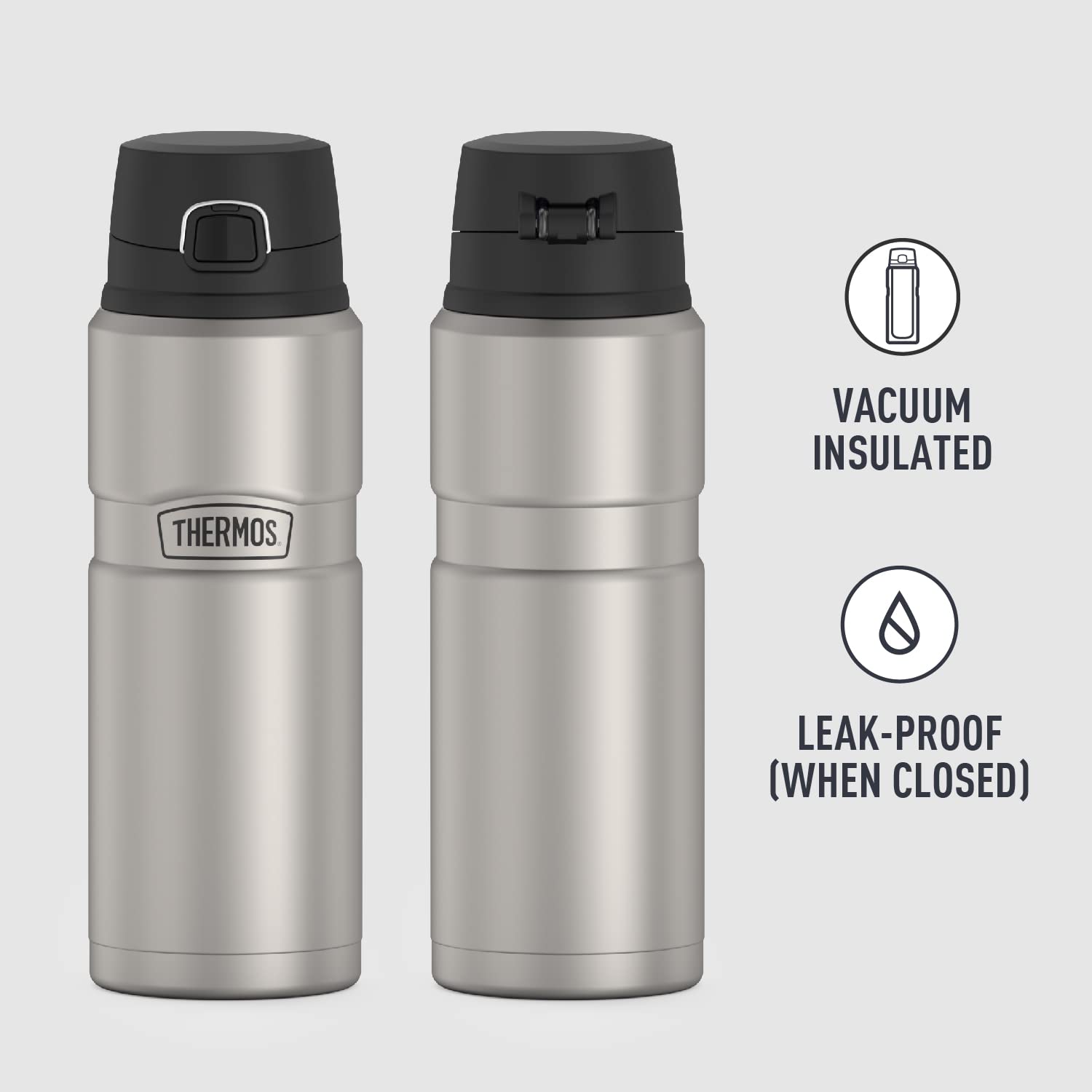 Thermos King 24 - Ounce Stainless Steel Drink Bottle Model 344827