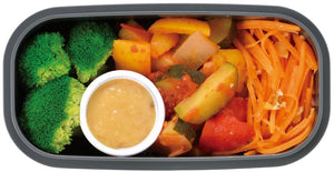 Thermos Large Capacity 2 Tier Fresh Lunch Box Black 1.8L - Djf - 1800 Bk