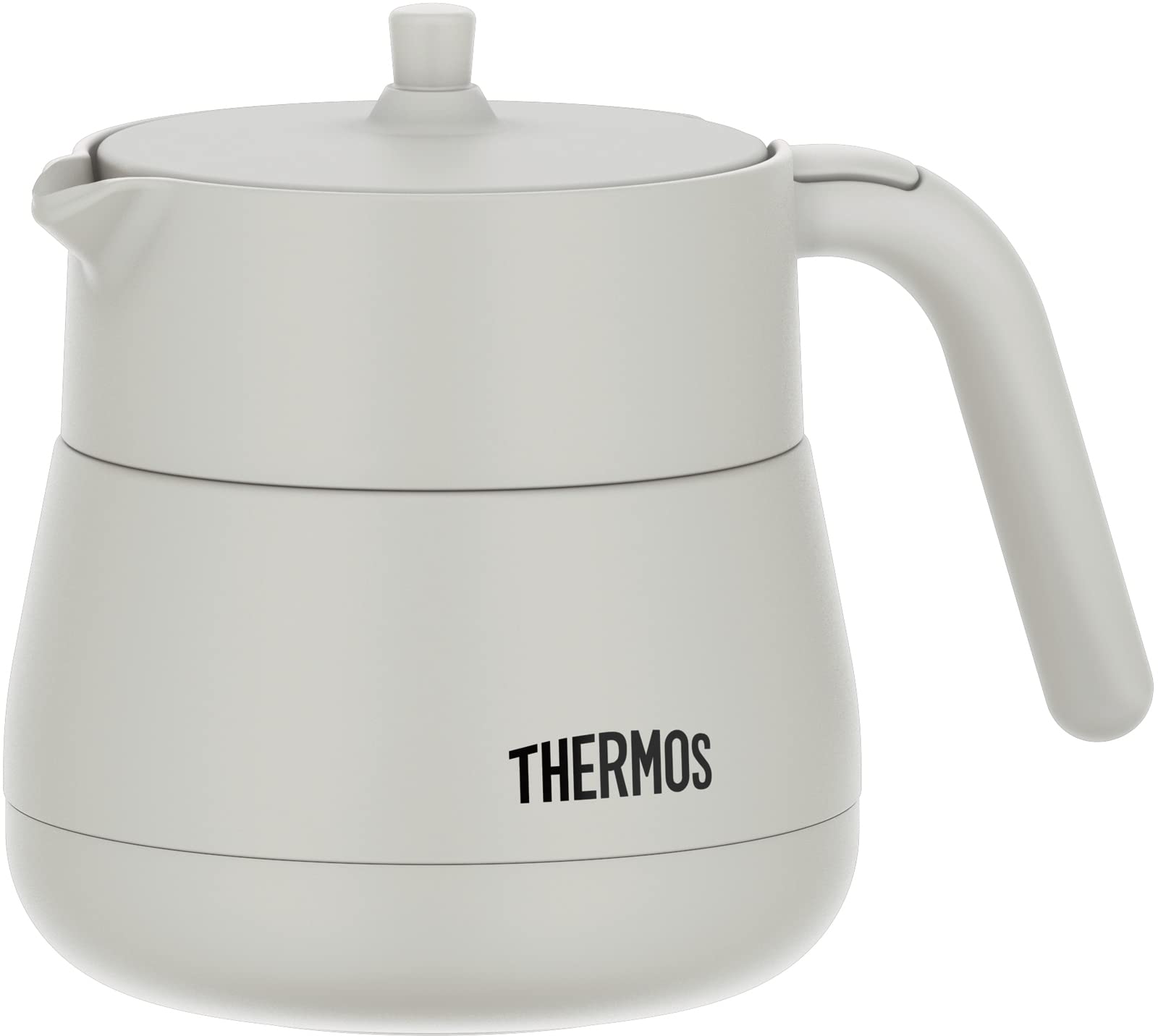Thermos Light Gray 450Ml Vacuum Insulated Teapot with Strainer - Tte - 450 Lgy