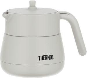 Thermos Light Gray 450Ml Vacuum Insulated Teapot with Strainer - Tte - 450 Lgy