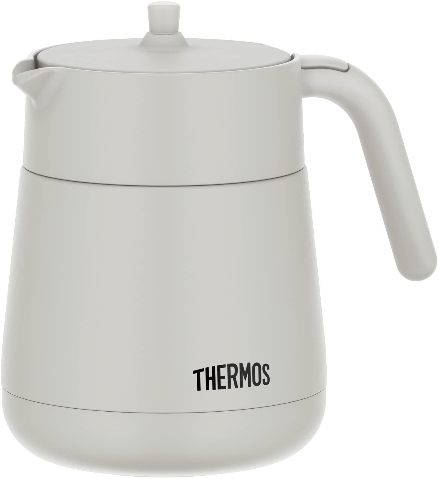 Thermos Light Gray 700ml Vacuum Insulated Teapot with Strainer TTE - 700 LGY