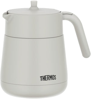Thermos Light Gray 700ml Vacuum Insulated Teapot with Strainer TTE - 700 LGY