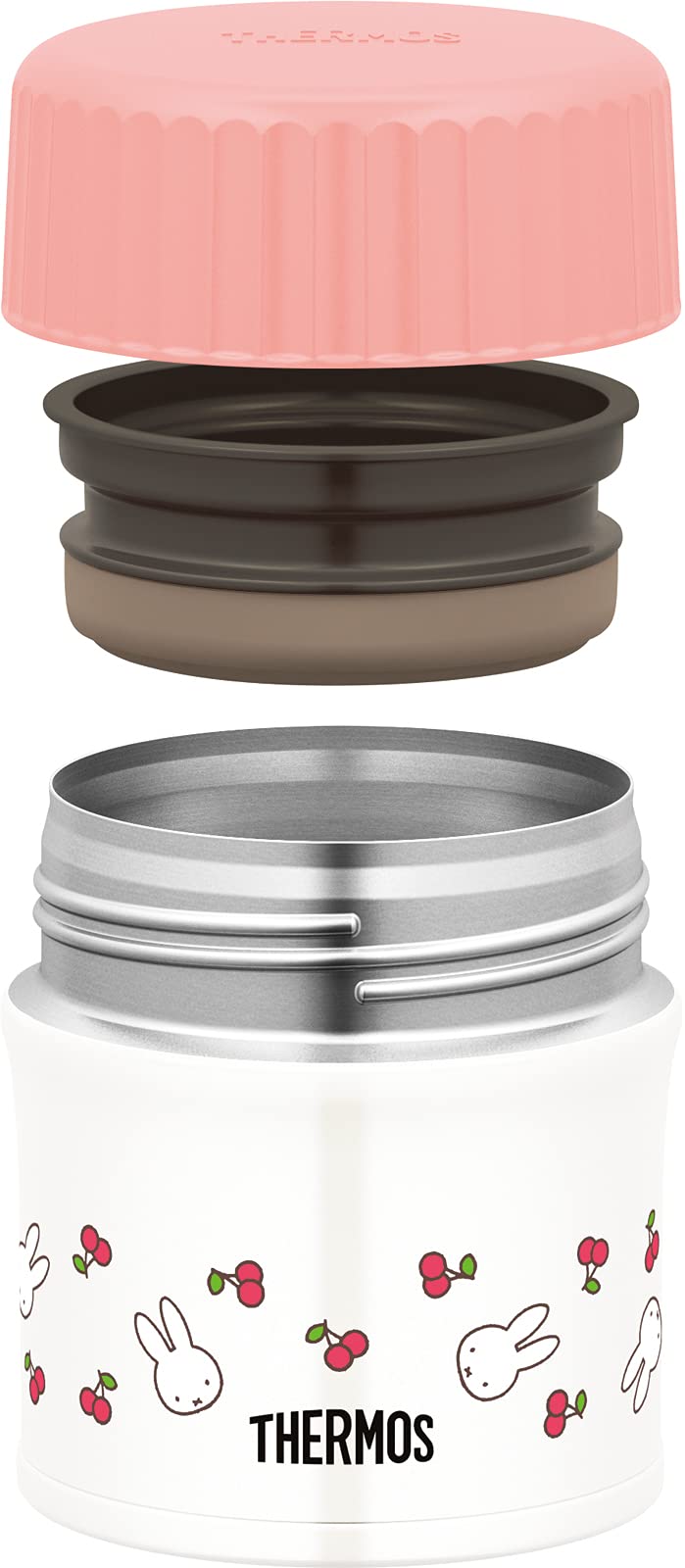 Thermos Light Pink 300ml Vacuum Insulated Soup Jar Miffy JBU - 301B LP Model