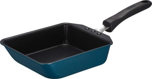 Thermos Lightweight 15x18.5cm Navy Deep Egg Frying Pan Durable Coating for Gas Stove - KFD - 015De NVY