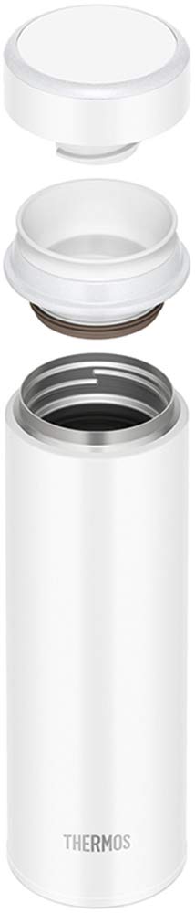 Thermos Matte White 500ml Vacuum Insulated Portable Mug - Jog - 500 Mtwh