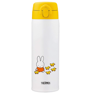 Thermos Miffy Jnx - 501B Stainless Steel Milk Preparation Bottle Yellow White 500ml