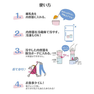 Thermos NPE - 240 Blue Baby Food Storage Case with Cooling Pouch