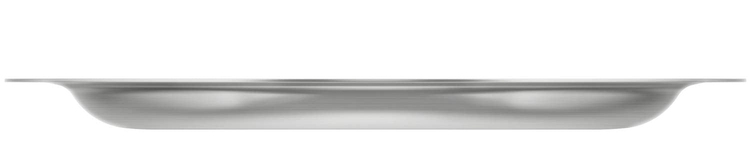 Thermos Outdoor Series 24cm Stainless Steel Plate Model Rot - 004 S