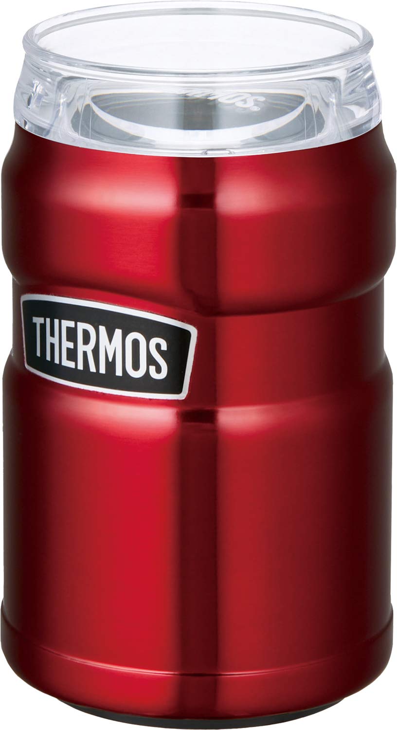 Thermos Outdoor Series 350ml Cool Can Holder 2 - Way Type Cranberry Rod - 002