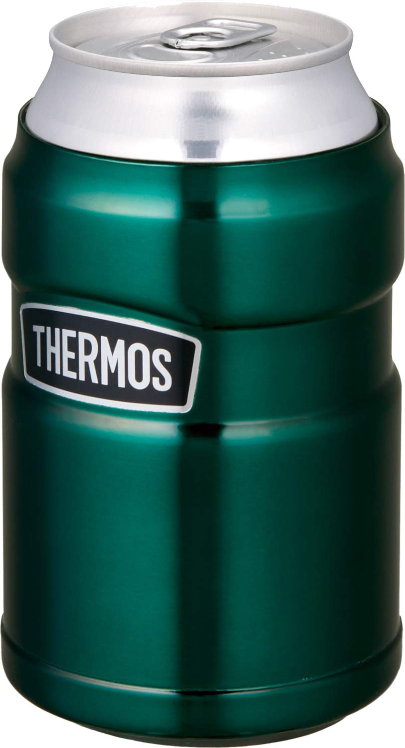 Thermos Outdoor Series Pine Green Cool Can Holder 2 - Way for 350ml Cans