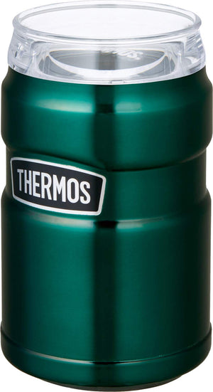 Thermos Outdoor Series Pine Green Cool Can Holder 2 - Way for 350ml Cans