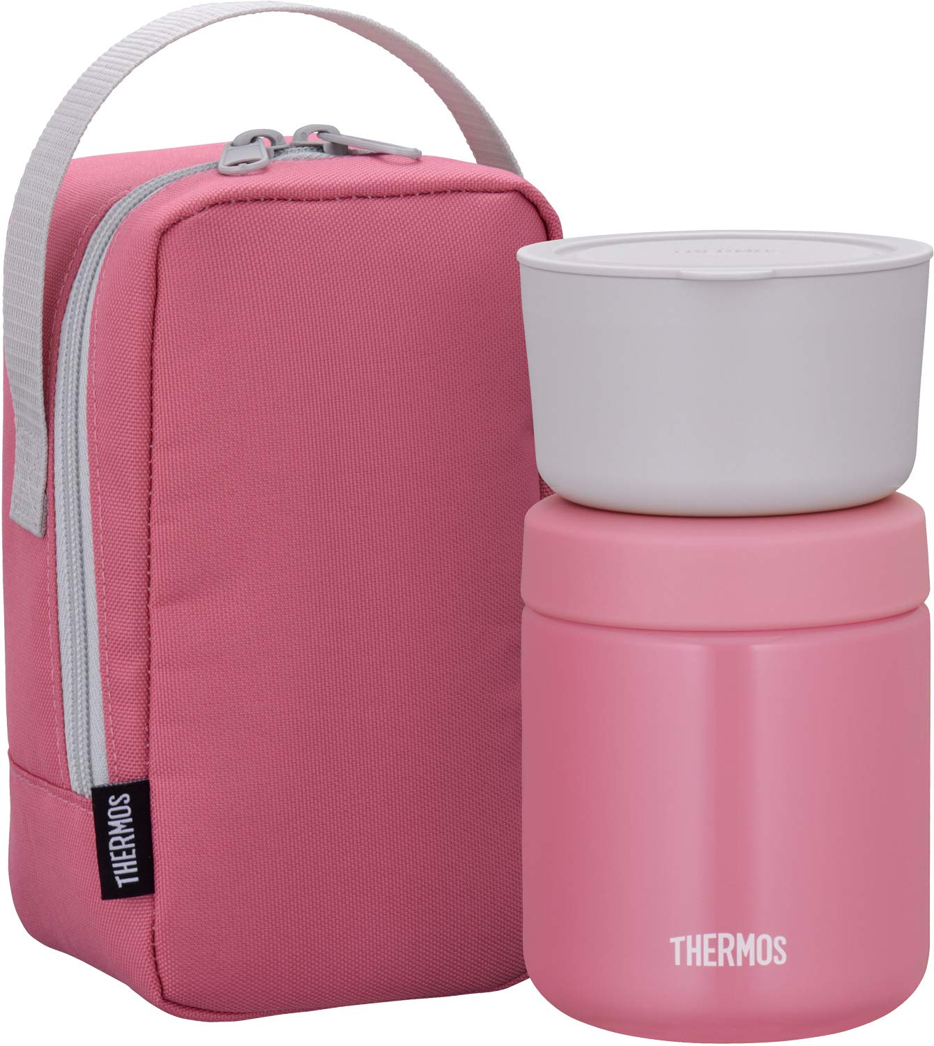 Thermos Pink 300ml Vacuum Insulated Soup Lunch Set JBY - 550 P Series
