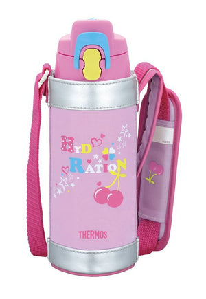 Thermos Pink Sports Bottle Vacuum Insulated 0.5L Capacity - Ffb - 500F Series