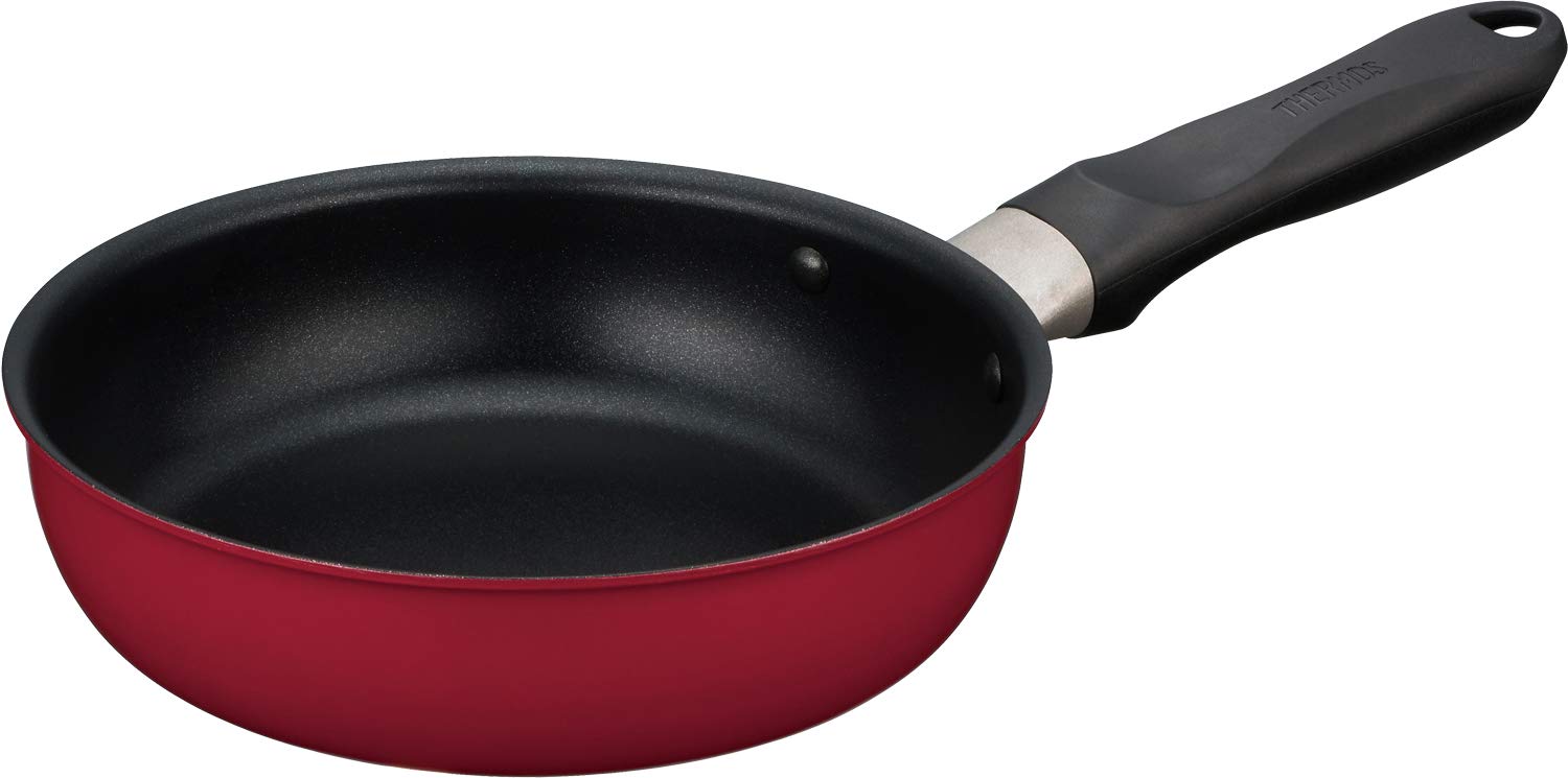 Thermos Red 20cm IH Compatible Frying Pan Model KFB - 020 R