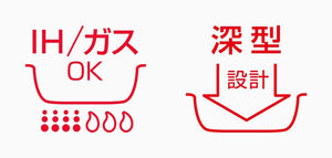 Thermos Red Frying Pan 20cm - Durable Series IH Compatible KFF - 020 R