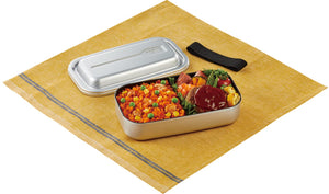 Thermos Silver Aluminum Lunch Box 800ml with Fluorine - Coated Interior DAA - 800 SL