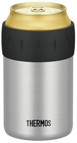 Thermos Silver JCB - 352 SL Cool Can Holder Suitable for 350ml Cans