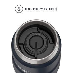 Thermos Stainless King 1 - Pack Matte Blue Travel Tumbler