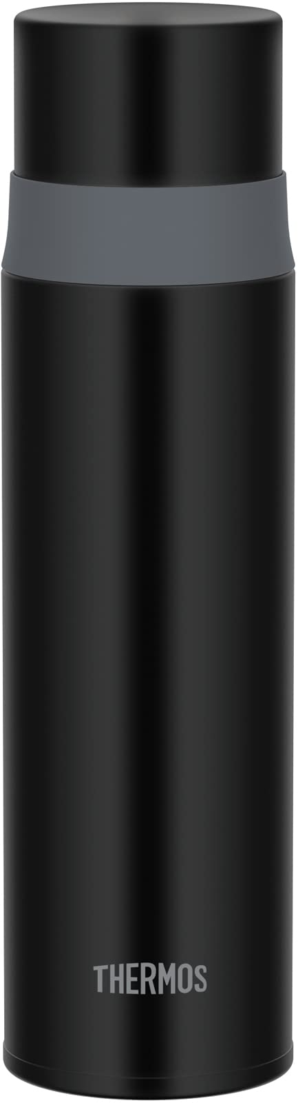 Thermos Stainless Steel Water Bottle 500ml Stone Black Cup Type - FFM - 502 STB