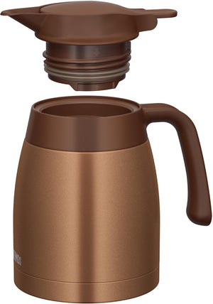 Thermos TTB - 1001 BWG Stainless Steel 1L Thermal Pot in Brown Gold - Tabletop Insulation