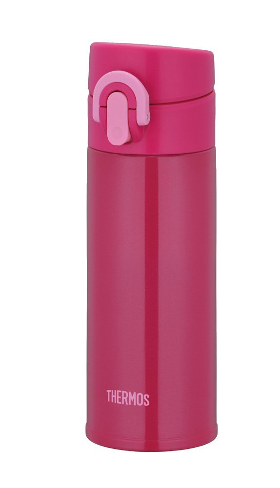 Thermos Vacuum Insulated 0.3L Mobile Mug Japan - One Touch Open Pink Jni - 300