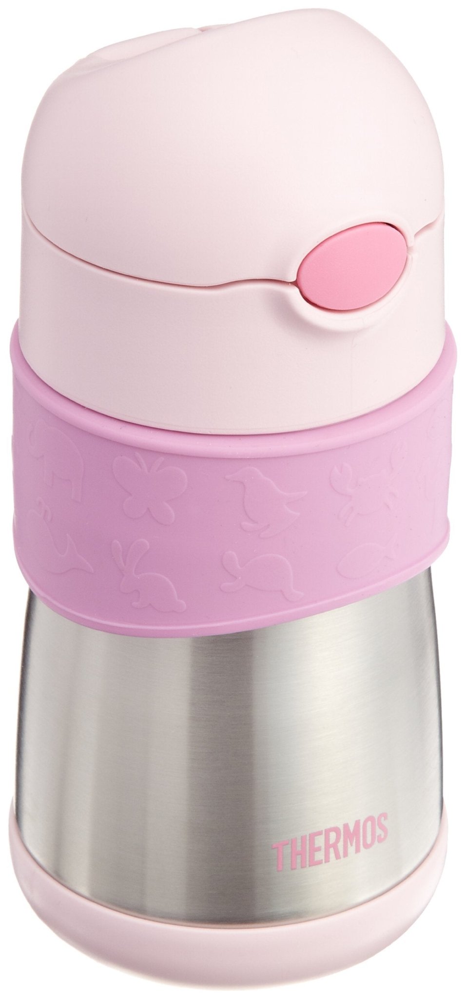 Thermos Vacuum Insulated Baby Straw Mug 0.29L Pink Ffh - 290St